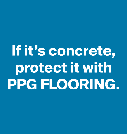 If it’s concrete, protect it with PPG FLOORING.