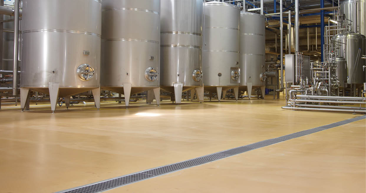 Tanks in a german brewery.